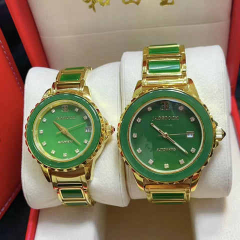 [Jam tangan mekanik, gelang jasper, lubang tua bahan Amerika Serikat minyak hijau minyak hijau wanita 34 pria 43 dial hadiah pengiriman pabrik lebih suka mengirim kotak arloji bermutu tinggi untuk menyimpan seratus mereka sendiri termasuk pajak pengiriman