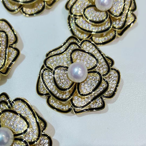 Bros Camellia Mutiara Alami Mutiara Air Tawar Alami Kulit Penuh Pajak Pengiriman Sudah Termasuk