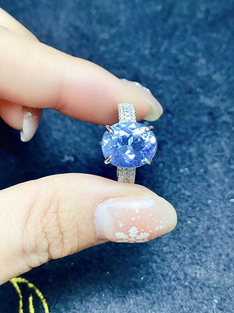 Set Cincin Topaz dalam Gaya Perak S925 Sederhana Termasuk ongkos kirim dan pajak.