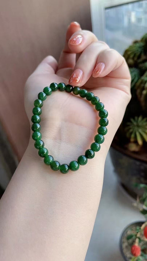 Gelang jasper alami, bahan pit tua, warna-warni, sangat indah di tangan, ukuran 0,6 sudah termasuk pajak pengiriman!