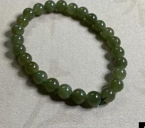 Gelang giok Hetian yang indah, giok halus, spesifikasi: 8mm, termasuk pajak pengiriman, No. 202505201122