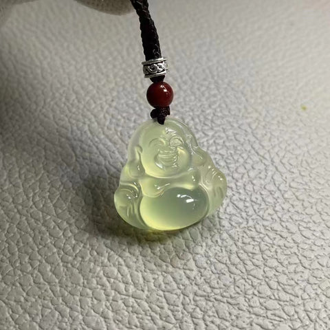 Liontin Giok Alami Ukuran 22.7 * 22.5mm Giok bersih, halus dan hangat Termasuk pajak pengiriman.